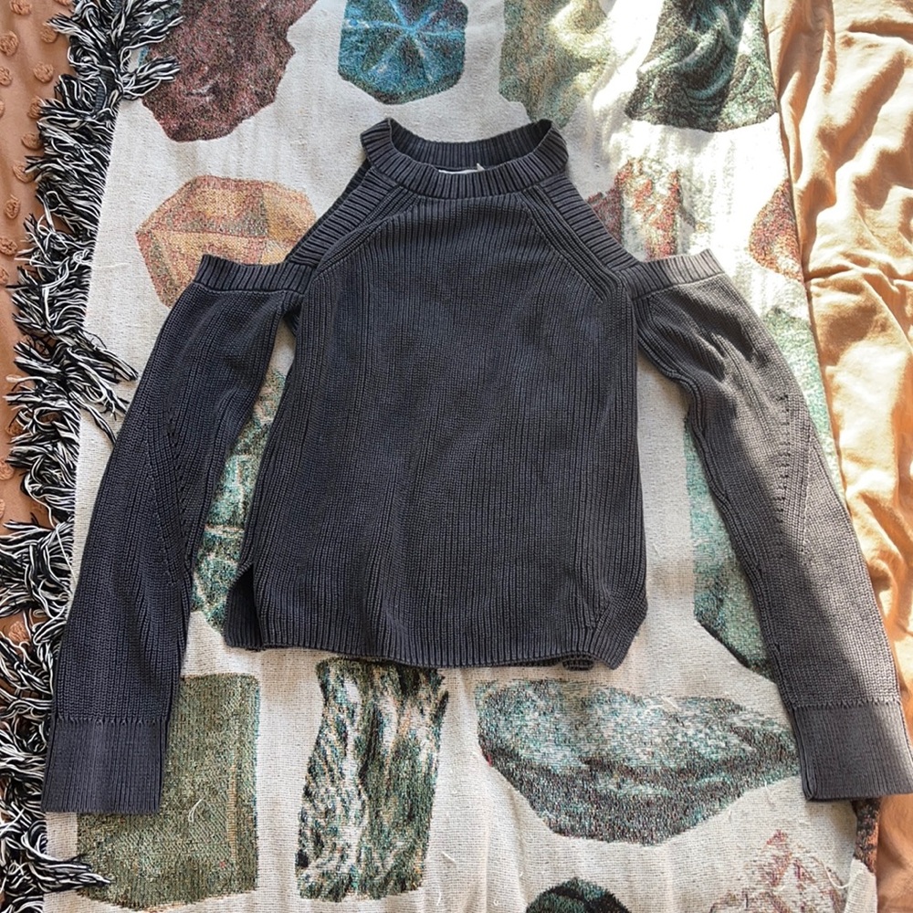 Rag & bone jean Dana cold shoulder sweater